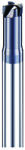 DHF 6mm R1, 0 tórusz 4 élű L100mm HSC maró 60HRC-ig - DHF - UOR0610L