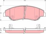 QWP set placute frana, frana disc QWP WBP902 (WBP902)