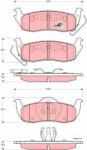 QWP set placute frana, frana disc QWP WBP947 (WBP947)