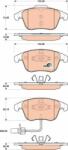 QWP set placute frana, frana disc QWP WBP704 (WBP704)