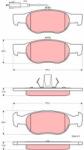 QWP set placute frana, frana disc QWP WBP339 (WBP339)