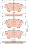 QWP set placute frana, frana disc QWP WBP976 (WBP976)