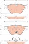 QWP set placute frana, frana disc QWP WBP943 (WBP943)