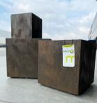 Mega Collections Ghiveci argila Texas Cubi Rust S3 Maro