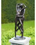 Thermobrass Statuie de bronz moderna Kissing lovers 55x15x18 cm