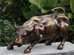 Thermobrass Statuie de bronz moderna Wall street bull 24x20x42 cm