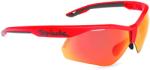SPIUK - ochelari soare sport Ventix K, 2 lentile de schimb Nittix transparent si rosu oglinda - rama rosie neagra (GVEKRNNI) - trisport