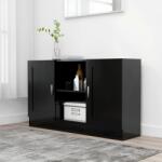 vidaXL Servantă, negru, 120 x 30, 5 x 70 cm, PAL (802778) Comoda