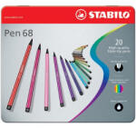 STABILO Stabilo: Pen 68 fém dobozos filctoll készlet 20db-os (6820-6)