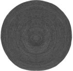 LABEL51 Covor Jute, antracit, 150x150 cm, XL, rotund SH-24.074 (436708) Covor