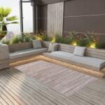 vidaXL Covor de exterior, maro, 190x290 cm, PP (310443) Patura