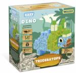 Wader Wader: Baby Blocks Dino cuburi de construcții - Triceratops (41494)