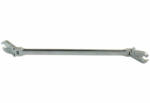 Laser Tools LAS-7382 kétoldali csuklós, extra hosszú, racsnis fékcsőkulcs, 12 x 13 mm (LAS-7382)