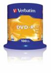Verbatim DVD-R lemez, AZO, 4, 7GB, 16x, 100 db, hengeren, VERBATIM (DVDV-16B100) - tutitinta