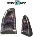  Geoda Ametist Calcit Naturala Brazilia - 28x17x13 cm - Unicat