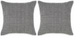 vidaXL Set perne decorative 2 buc. Velur 45 x 45 cm Gri (132900)