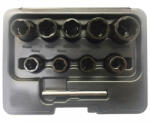 Welzh Werkzeug 4090-WW 3/8"-os csavarkiszedő készlet sérült fejű csavarokhoz, 10-19 mm, 9+1 részes (4090-WW) - praktikuskft