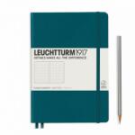 Leuchtturm 1917 Medium exkluzív beíró A5 pontozott lapokkalPacific green