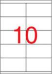 APLI 10564 105x57mm 2 pályás univerzális etikett 10 címke/ív 500ív/doboz