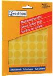 Avery-Zweckform No. 3377 18mm kézzel írható kör etikett címke sárga 1056 címke/csomag
