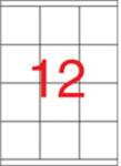 APLI 01290 67, 7x70mm 3 pályás univerzális etikett 12 címke/ív 100ív/doboz