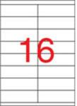 APLI 01794 105x35mm 2 pályás univerzális etikett 16 címke/ív 500ív/doboz
