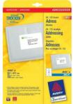 Avery-Zweckform J8165-25 99, 1x67, 7mm 2 pályás tintasugaras etikett kerekített sarkú 8 címke/ív 25ív/csomag