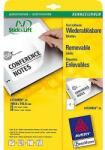 Avery-Zweckform L4734REV-25 199, 6x143, 5mm 1 pályás univerzális etikett kerekített sarkú visszaszedhető 2 címke/ív 25ív/csomag