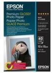 Epson Premium 10x15cm fényes inkjet fotópapír 225gr. 40 ív C13S042153