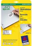 Avery-Zweckform L4737REV-25 63, 5x29, 6mm 3 pályás univerzális etikett kerekített sarkú visszaszedhető 27 címke/ív 25ív/csomag