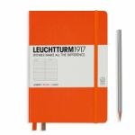  LEUCHTTURM 1917 exkluzív beíró A5 vonalas 249 számozott lap gumis keményfedeles fekete