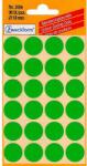 Avery-Zweckform No. 3006 18mm kézzel írható kör etikett címke zöld 96 címke/csomag