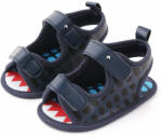 Superbebeshoes Sandalute bleumarine cu barete - Croco
