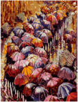 TSVETNOY Set pictura pe numere, cu sasiu, Peisaj de Toamna, 40x50 cm (MG2116e) Carte de colorat