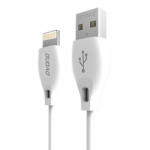 Dudao L4L kábel USB / Lightning 2.1A 2m, fehér (L4L 2m white)