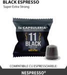 La Capsuleria Cafea Black Espresso, 10 capsule compatibile Nespresso, La Capsuleria (CN01)