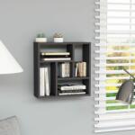 vidaXL Raft de perete, gri, 45, 1x16x45, 1 cm, PAL (802950) Raft