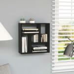 vidaXL Raft de perete, negru, 45, 1 x 16 x 45, 1 cm, PAL (802949) Raft