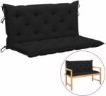 vidaXL Pernă bancă de grădină, negru, 120 cm, material oxford (315011)