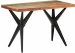 vidaXL Masă de bucătărie, 120x60x76 cm, lemn masiv reciclat (323561)