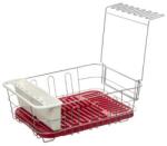 5five Simple Smart Scurgator vase Neo Red, otel cromat, 44x36x16cm Uscator vase