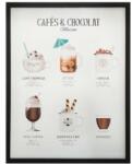 Atmosphera Createur D'interieur Tablou Chocolate, geam sticla, rama MDF, 32x42 cm