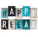 Atmosphera Createur D'interieur Tablou canvas Happy Relax, 75x50 cm
