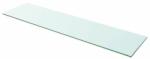 vidaXL Raft din sticlă transparentă, 100 x 25 cm (243845) - izocor Raft