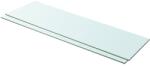 vidaXL Rafturi, 2 buc. , 100 x 30 cm, panouri sticlă transparentă (3051586) Raft