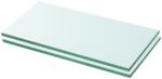 vidaXL Rafturi, 2 buc. , 20 x 30 cm, panouri sticlă transparentă (3051546) Raft