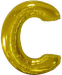 Riethmüller Fólia léggömb, "C" betű, arany, 99 cm