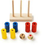 Toys For Life Joc de dezvoltare cognitiva, Stivuieste inelele (TFL107) - roua
