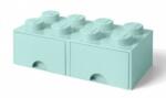 LEGO® Cutie de depozitare LEGO® 8 - cu sertare aqua 250 x 500 x 180 mm (SL40061742)