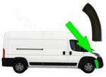 ALTOLINE Jobb első lökhárító szélesítés fekete - Ducato, Jumper, Boxer (2017-tól) - AL90151, 735684536 - ALTOLINE utángyártott